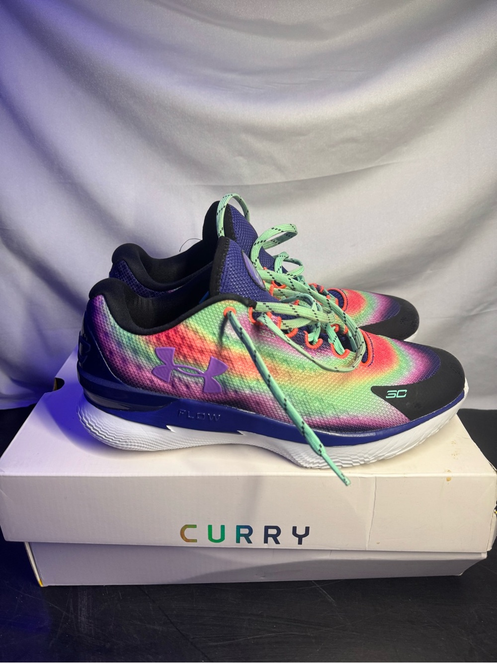 Under Armour Women's Multicolor Gradient Basketball Sneakers